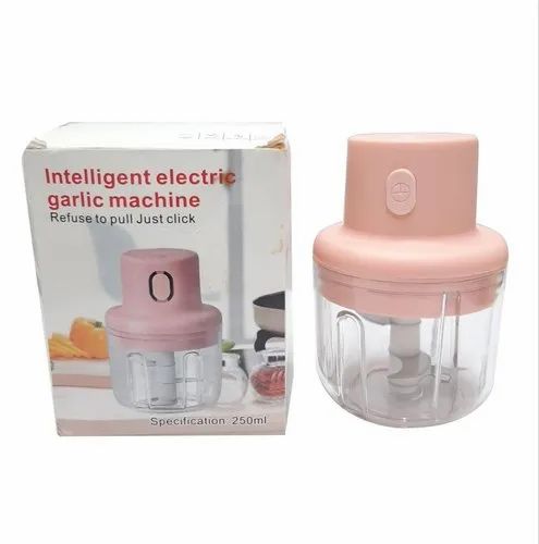 250ml Pink USB Wireless Electric Vegetable And Meat Grinder Food Chopper