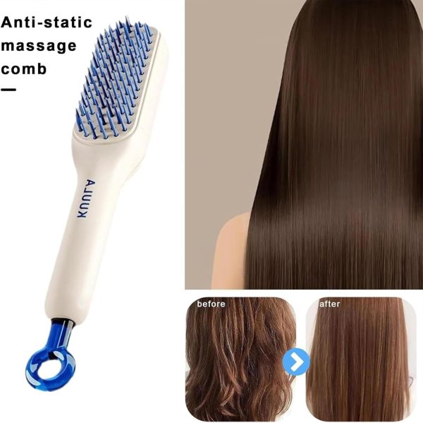 Self Cleaning Magic Hair Brush One-click Cleaning